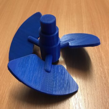 3D Druck Anschauungsmodell Rührflügel